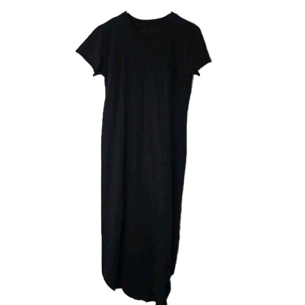 Frank And Eileen Harper Perfect Tee Maxi Dress Black Sz Small Luxury Designer - Picture 2 of 16